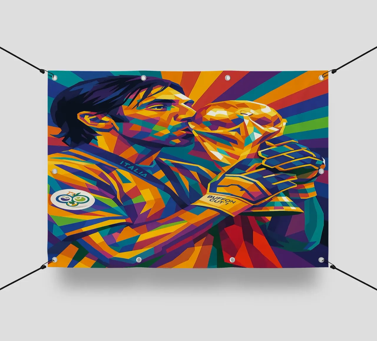 Gianluigi Buffon telo in pvc da HopeStudio