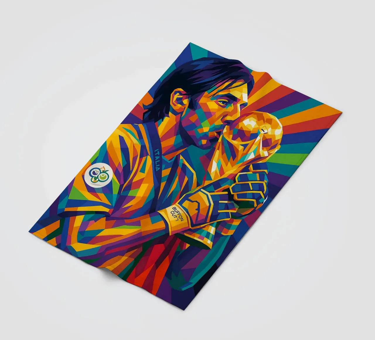 Gianluigi Buffon coperta in pile da HopeStudio