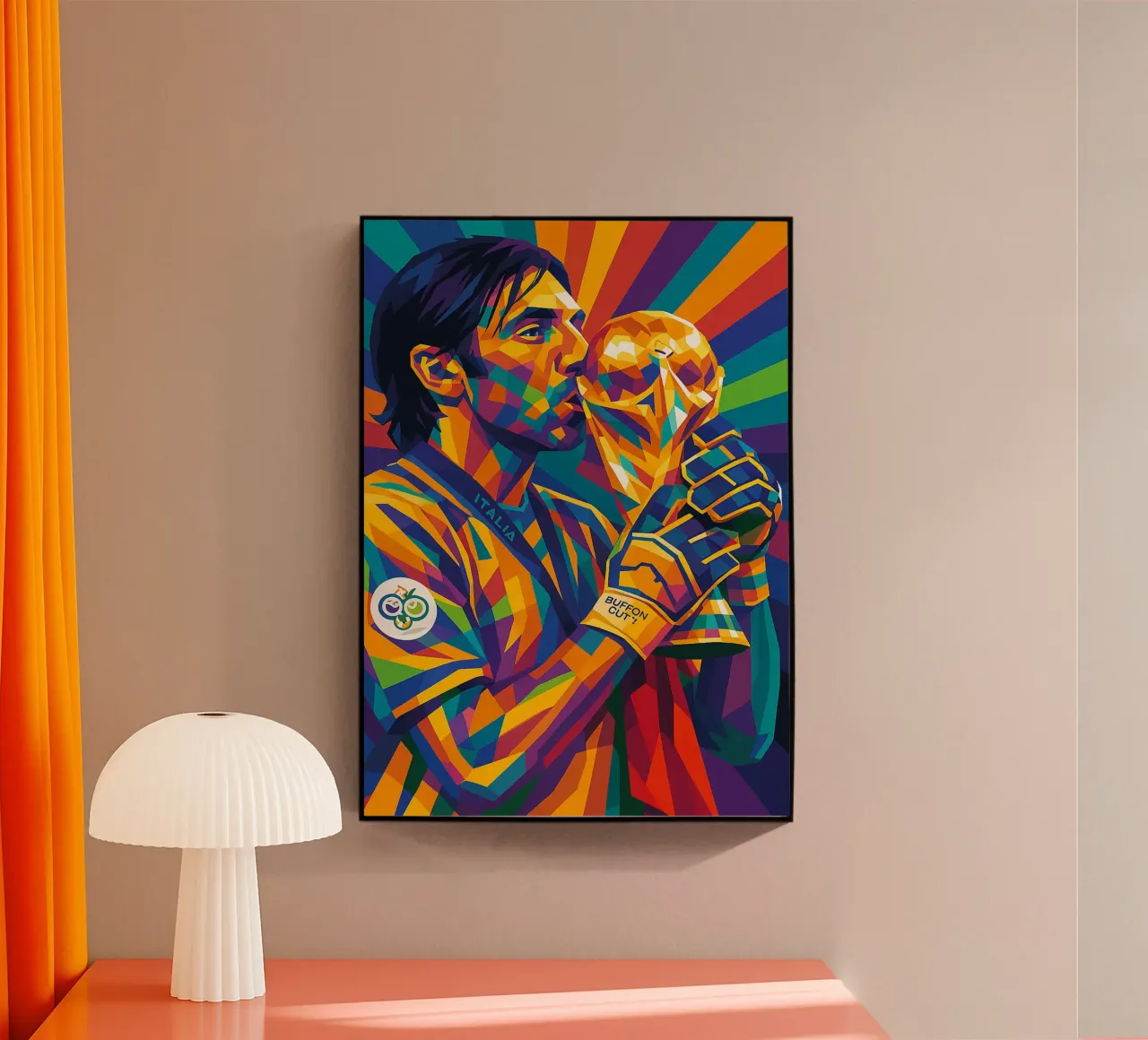 Gianluigi Buffon plexiglass da HopeStudio