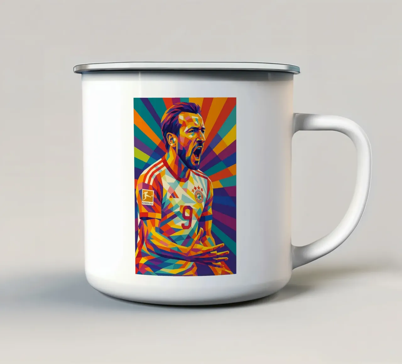 Harry Kane tazza in smalto da HopeStudio