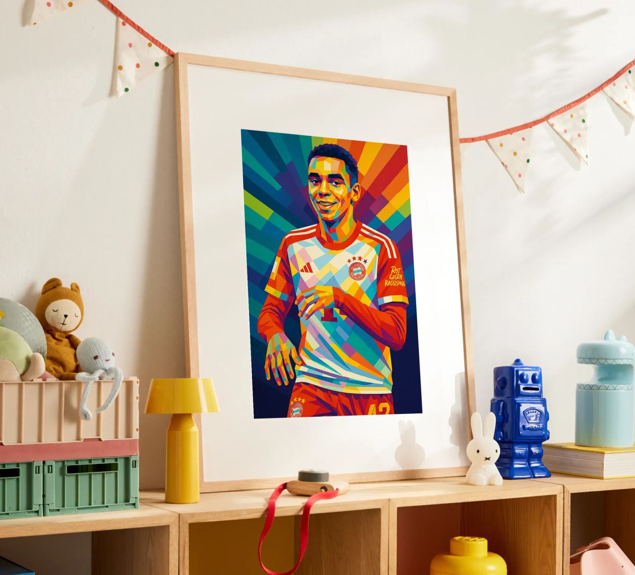 Jamal Musiala of Bayern Muenchen poster de HopeStudio