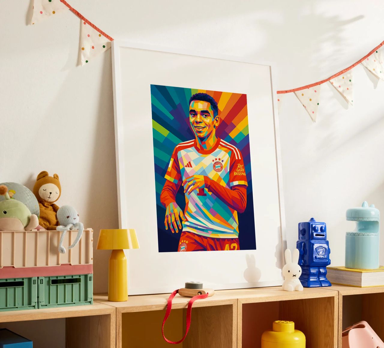 Jamal Musiala of Bayern Muenchen poster de HopeStudio