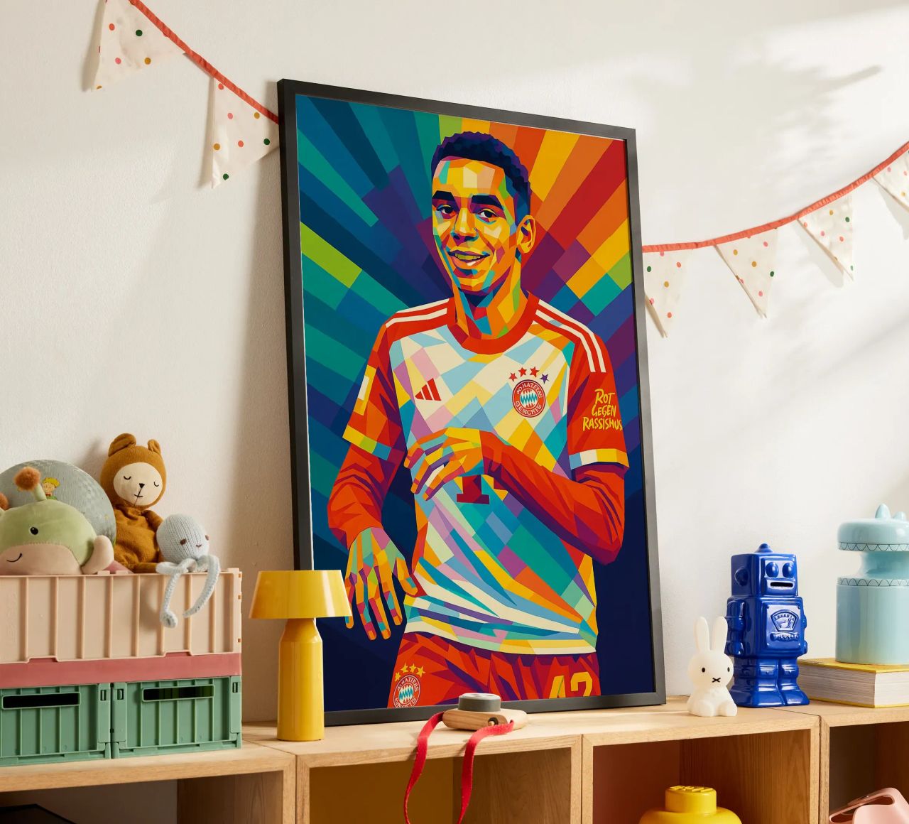 Jamal Musiala of Bayern Muenchen poster de HopeStudio