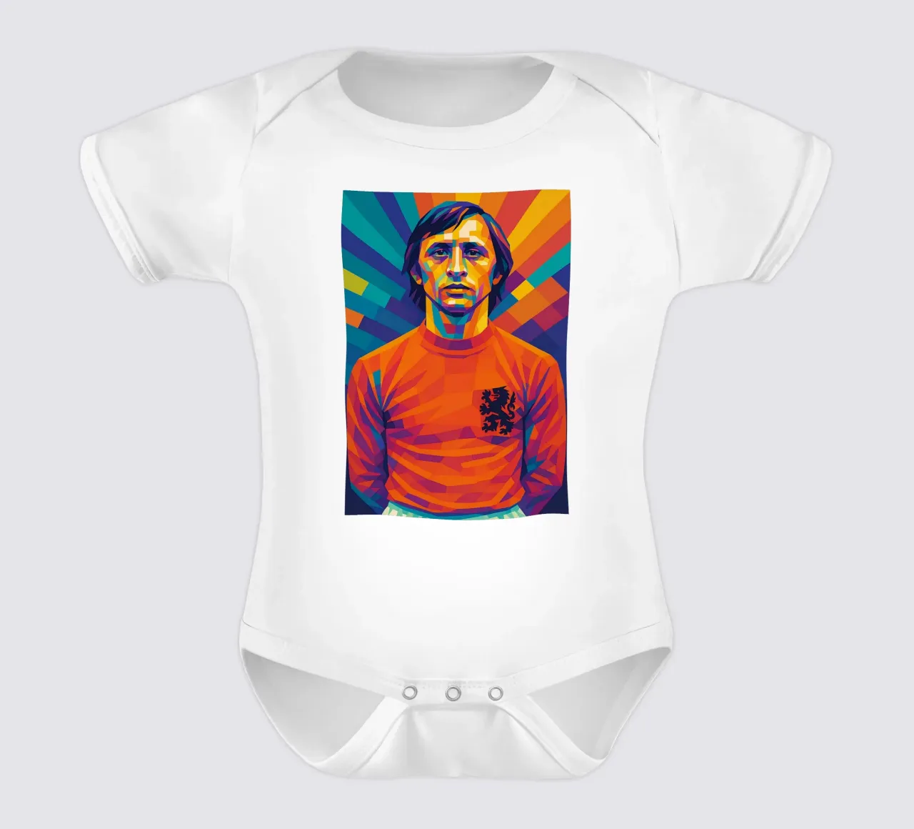 Johan Cruyff body neonato maniche corte da HopeStudio