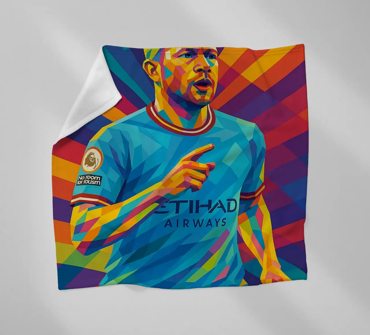 Kevin De Bruyne coperta in pile da HopeStudio