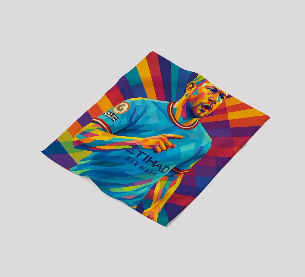 Kevin De Bruyne coperta in pile da HopeStudio