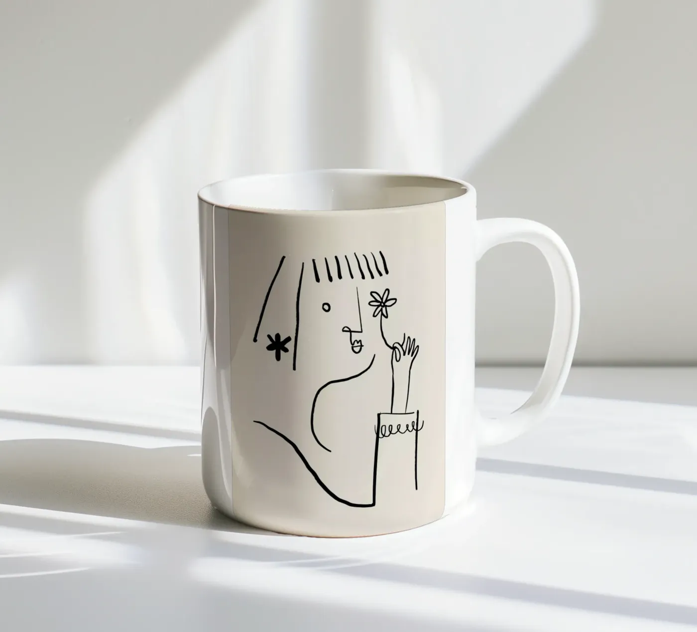 Daisy ceramic mug by Graphite
