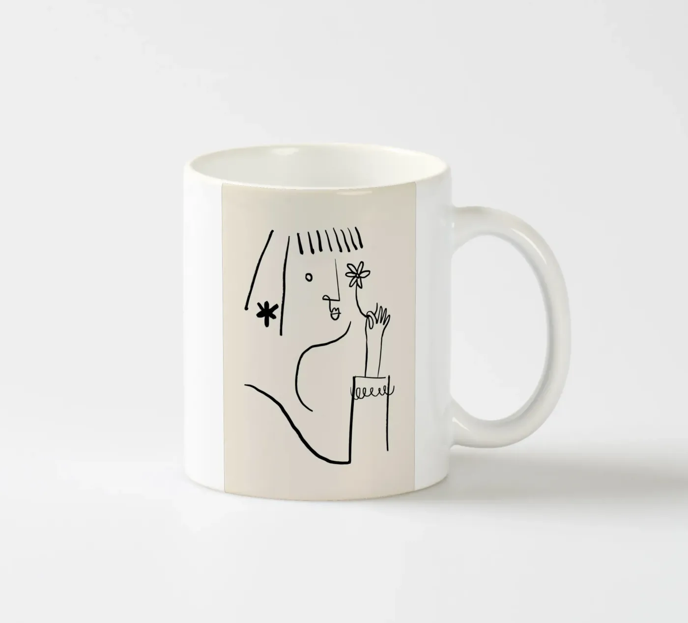 Daisy ceramic mug by Graphite