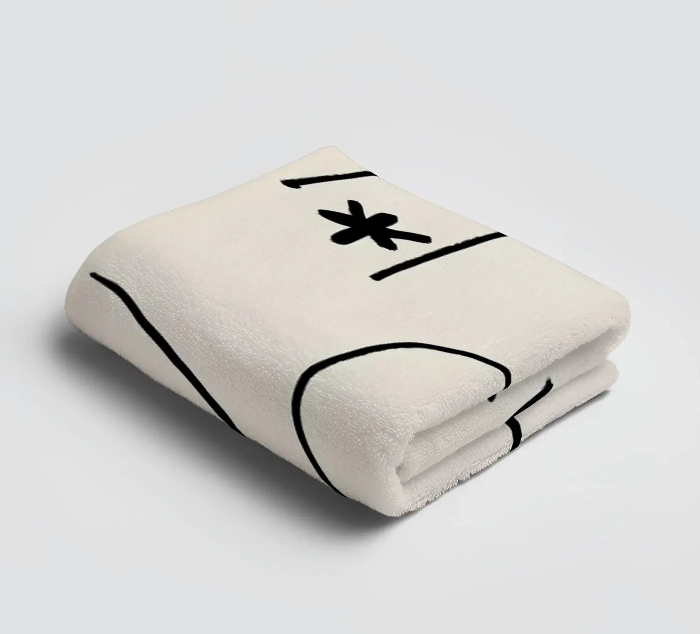 Daisy badhanddoek van Graphite