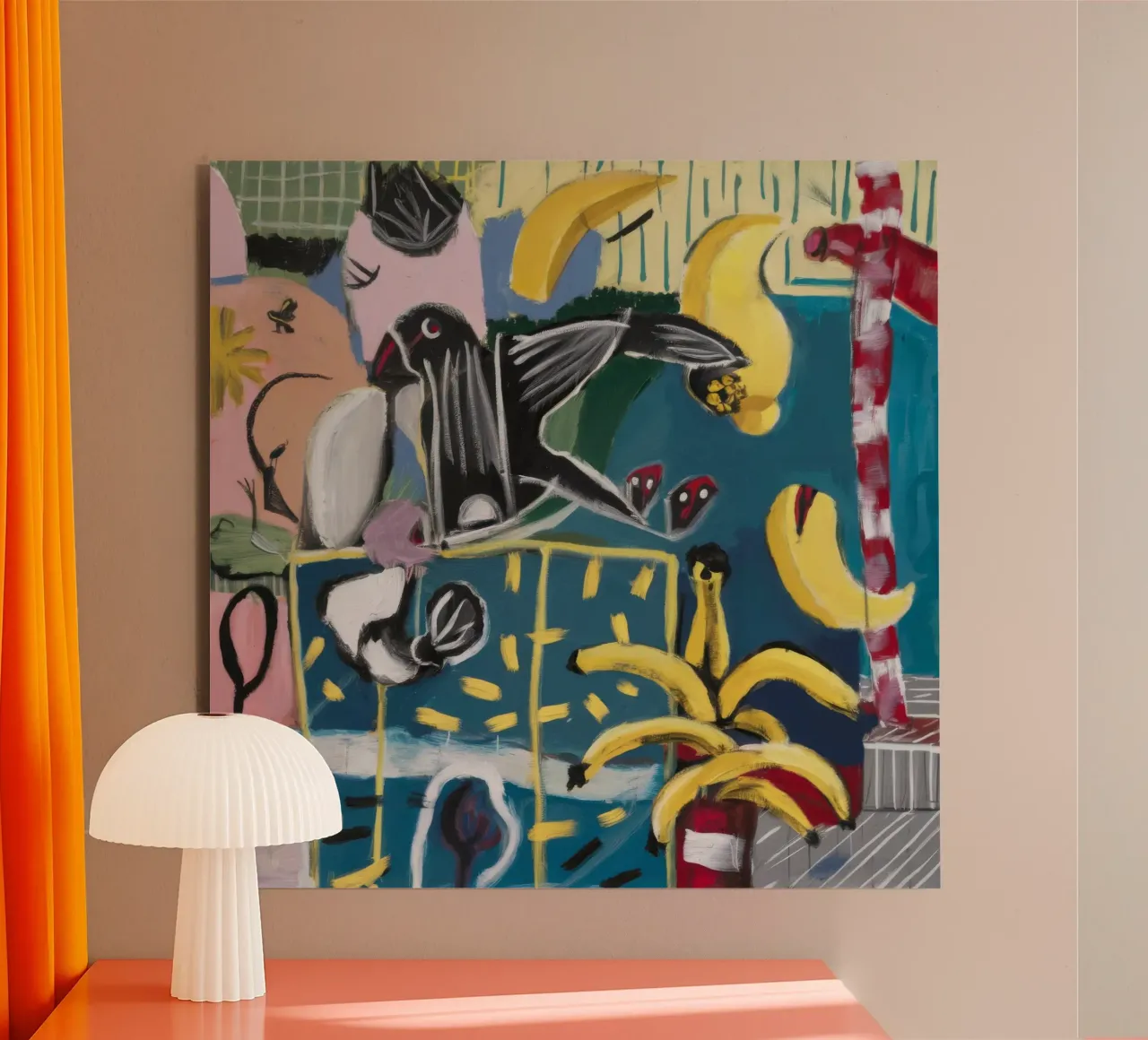 Sogno di un giardino geometrico alluminio dibond da Beach Palette