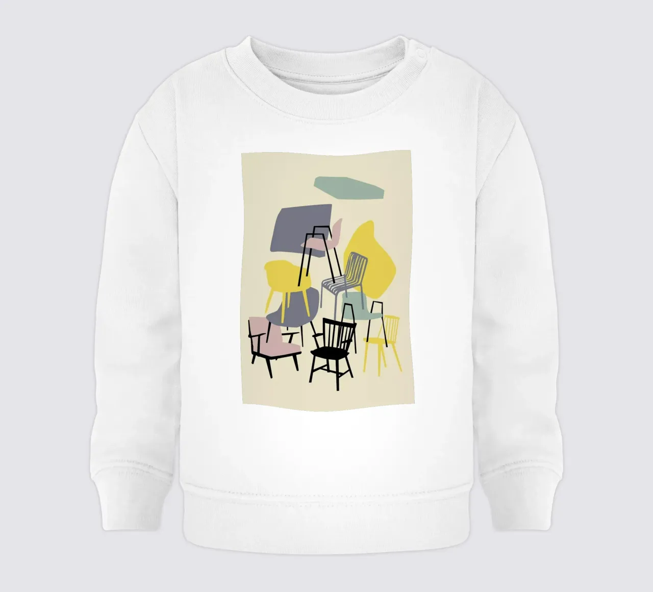 Take A Seat felpa neonato da Helena Ravenne