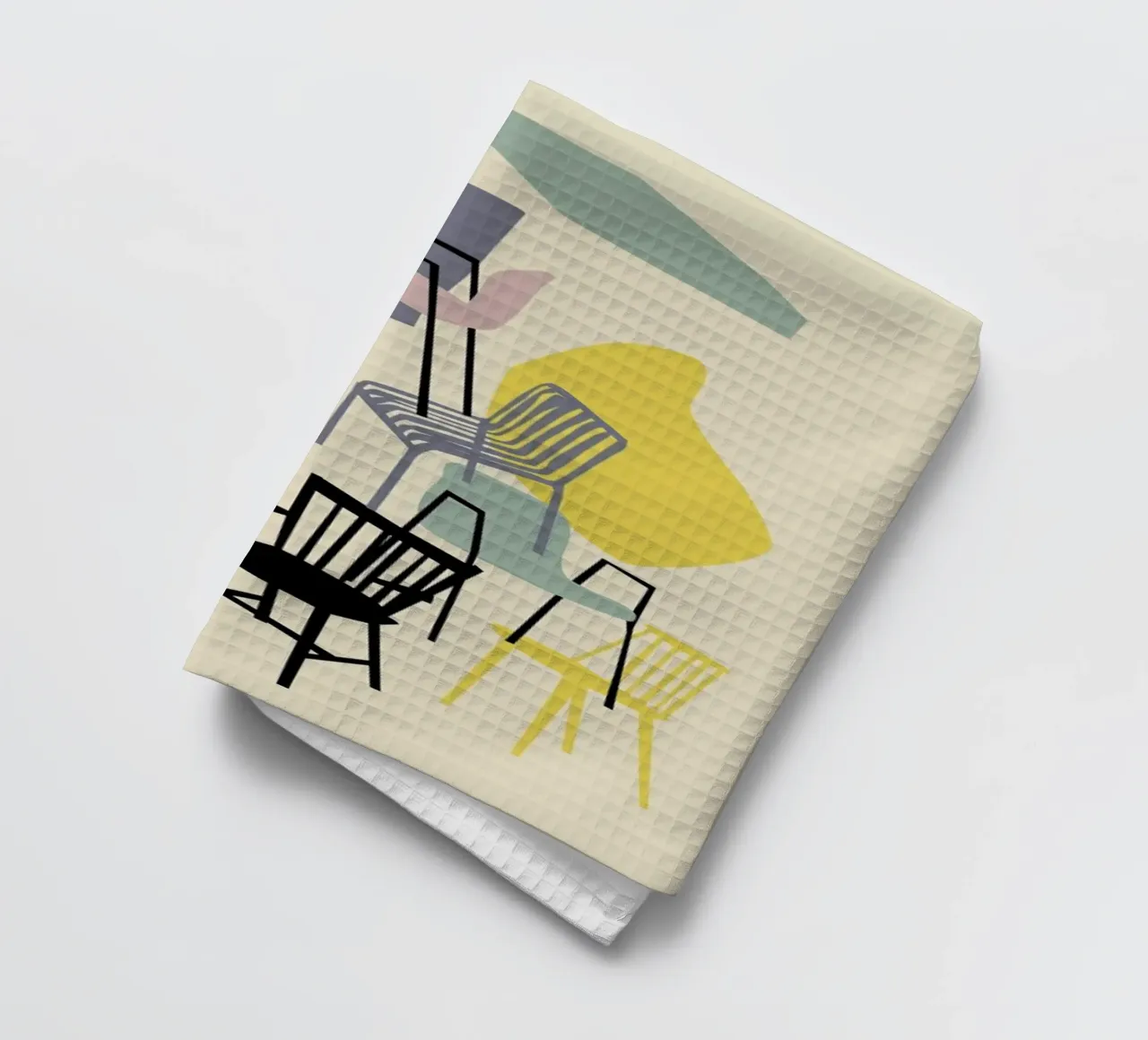 Take A Seat canovaccio da cucina da Helena Ravenne