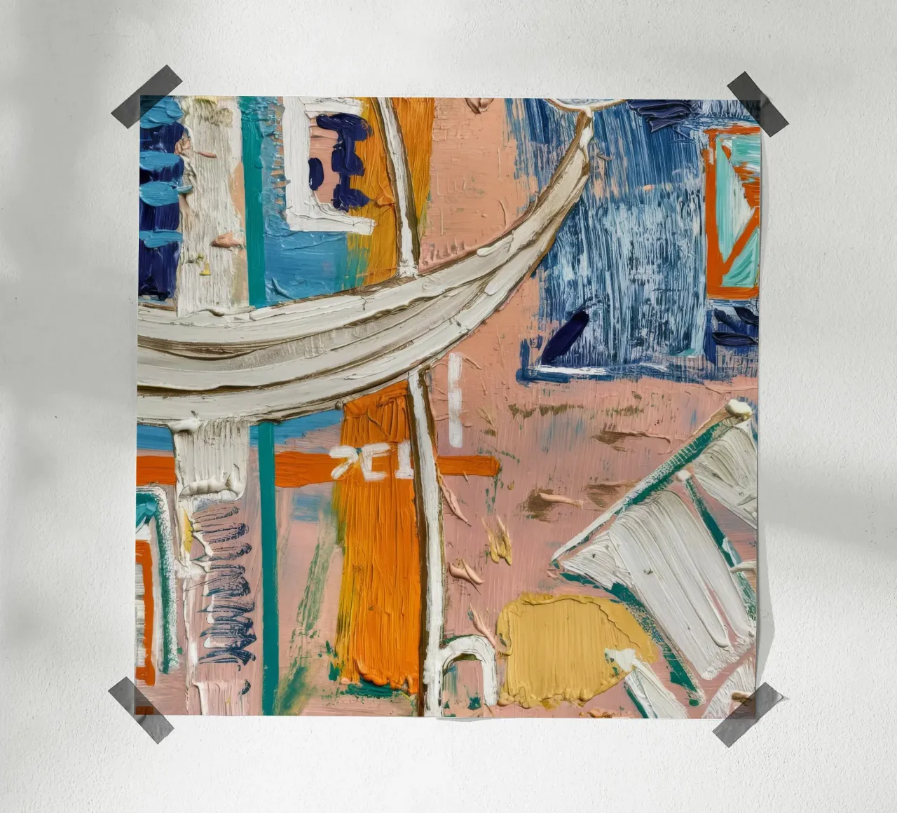 Natura morta colorata poster da Beach Palette
