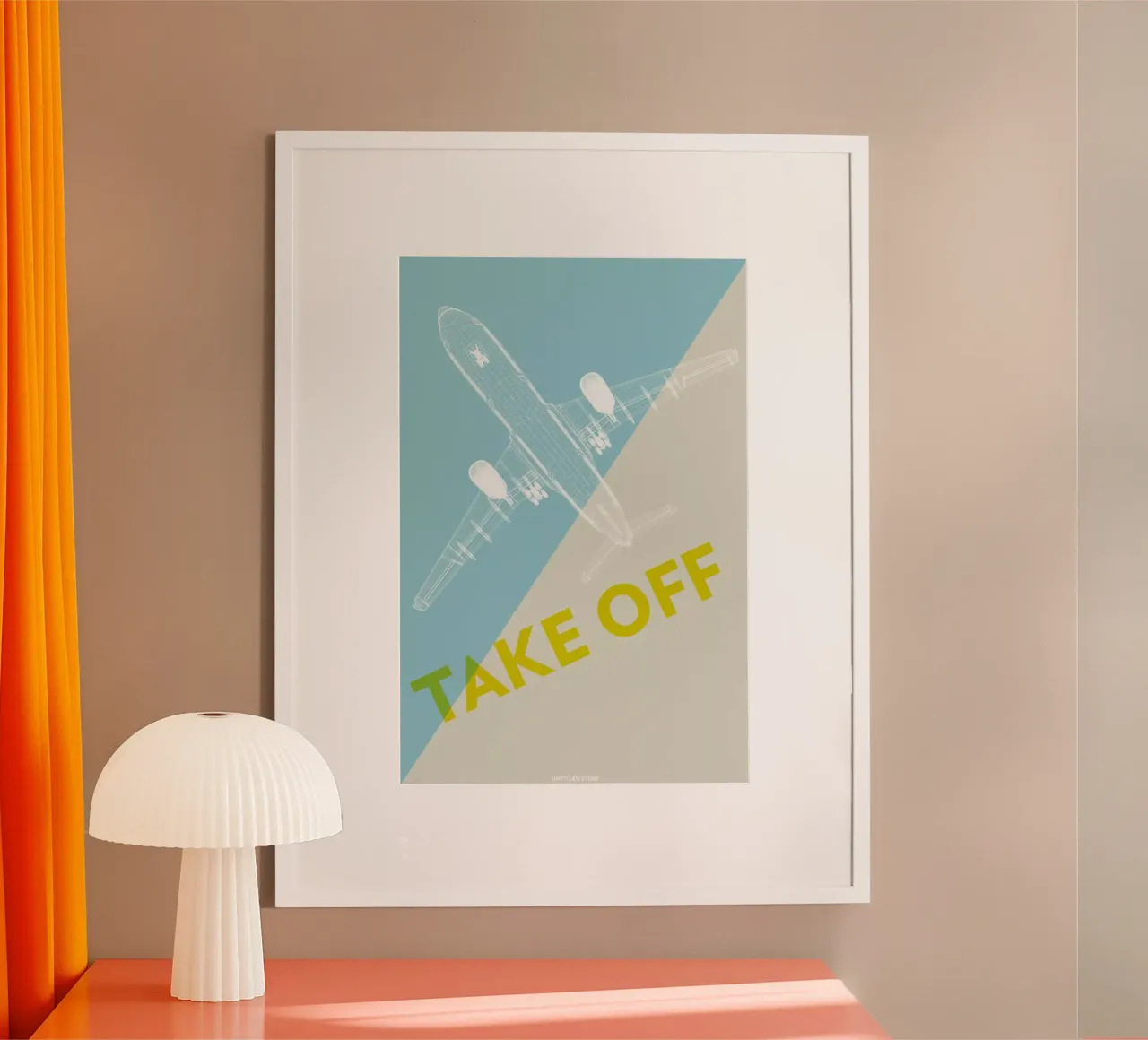 Take Off A340 carta hahnemühle da Marc Schulthess
