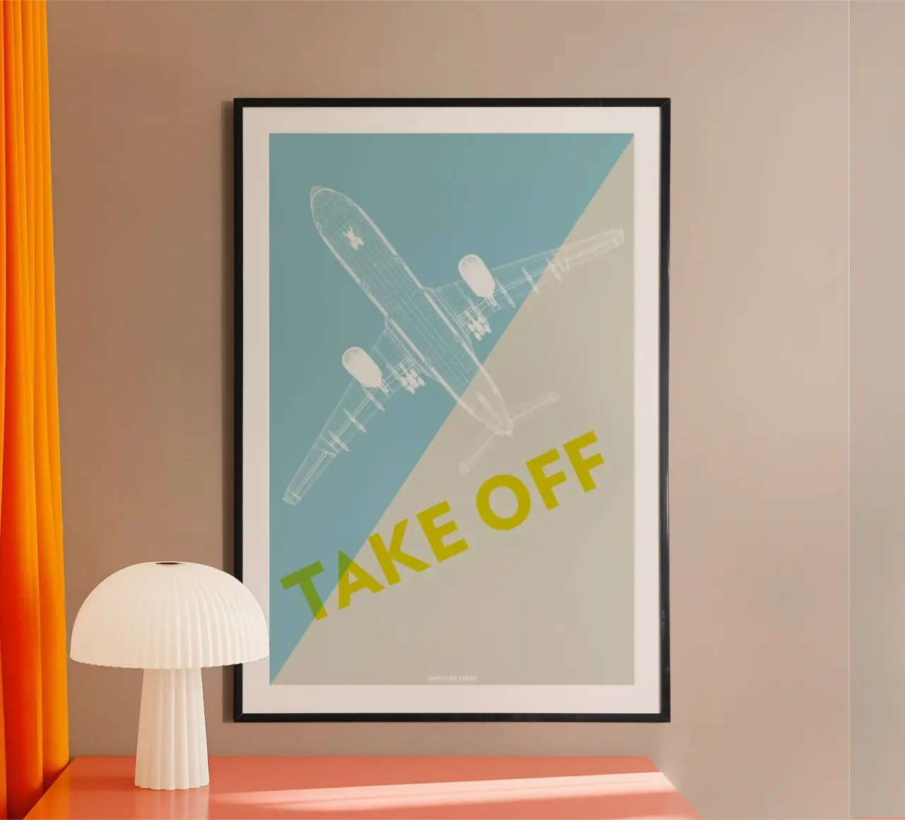 Take Off A340 carta hahnemühle da Marc Schulthess