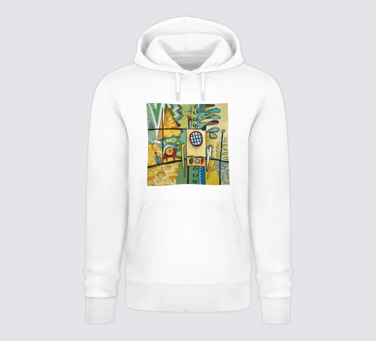 Sinfonia urbana astratta felpa con cappuccio da Beach Palette