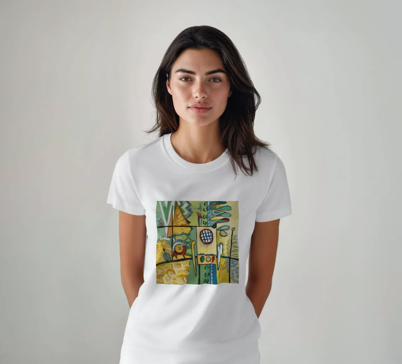 Abstracte stedelijke symfonie t-shirt van Beach Palette