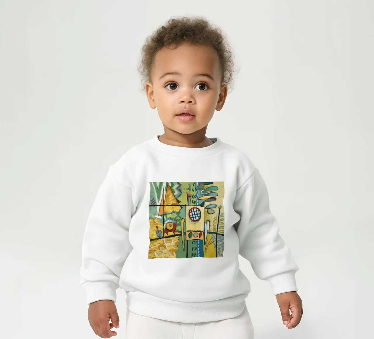 Abstract Urban Symphony baby sweatshirt by Beach Palette