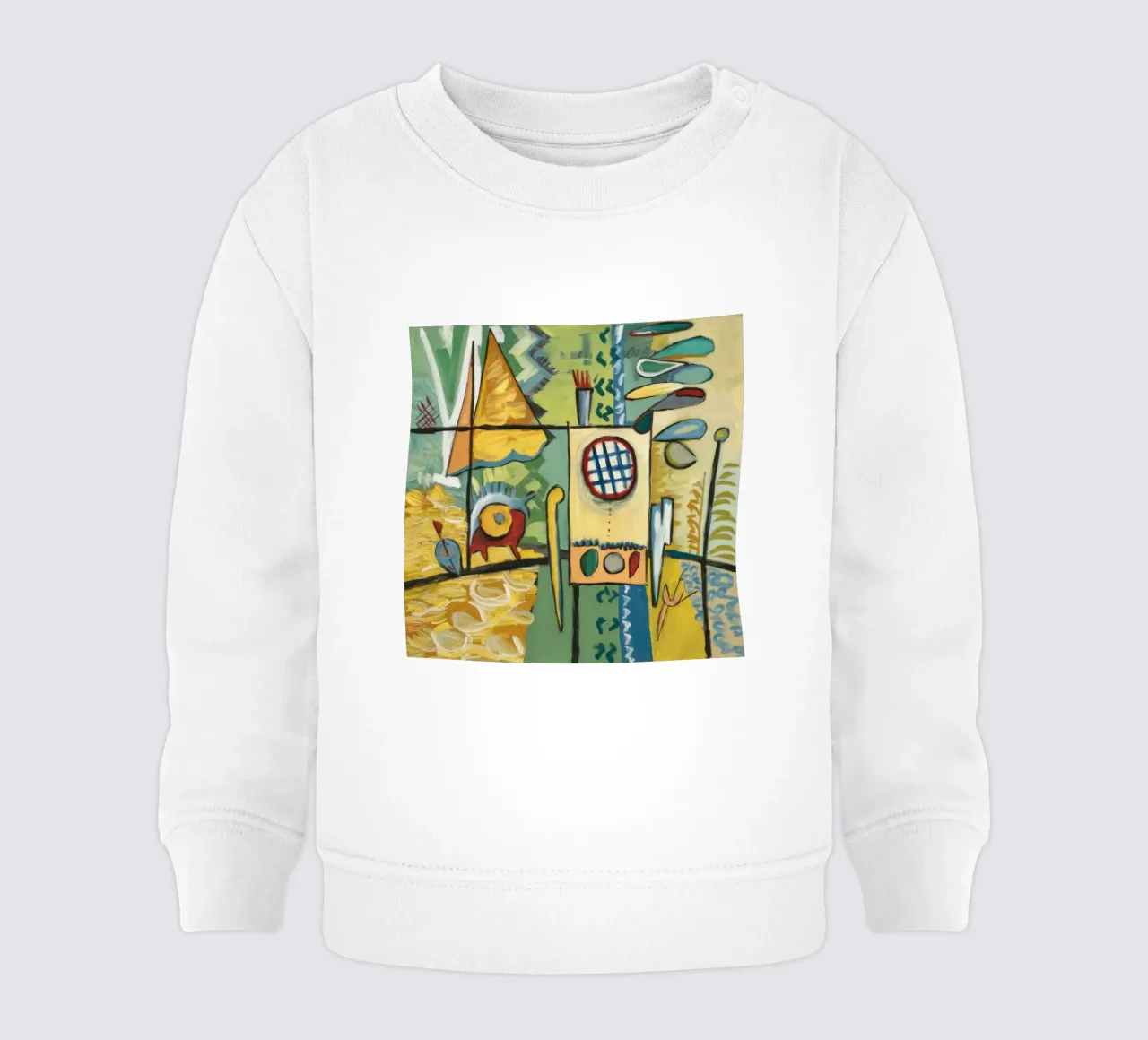 Abstract Urban Symphony baby sweatshirt by Beach Palette