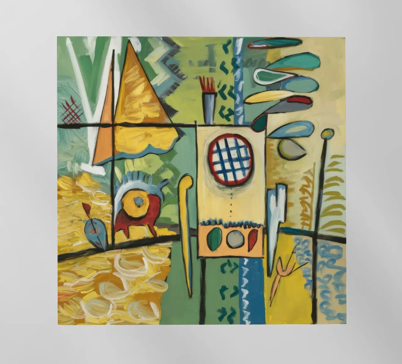 Abstracte stedelijke symfonie backlit folie van Beach Palette