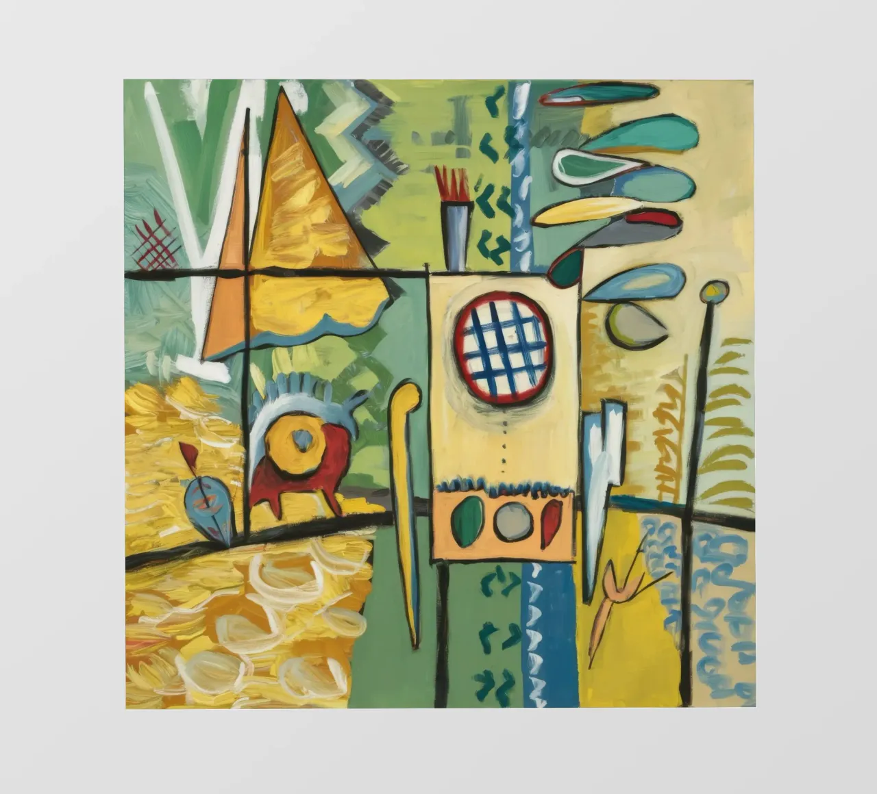 Abstracte stedelijke symfonie backlit folie van Beach Palette