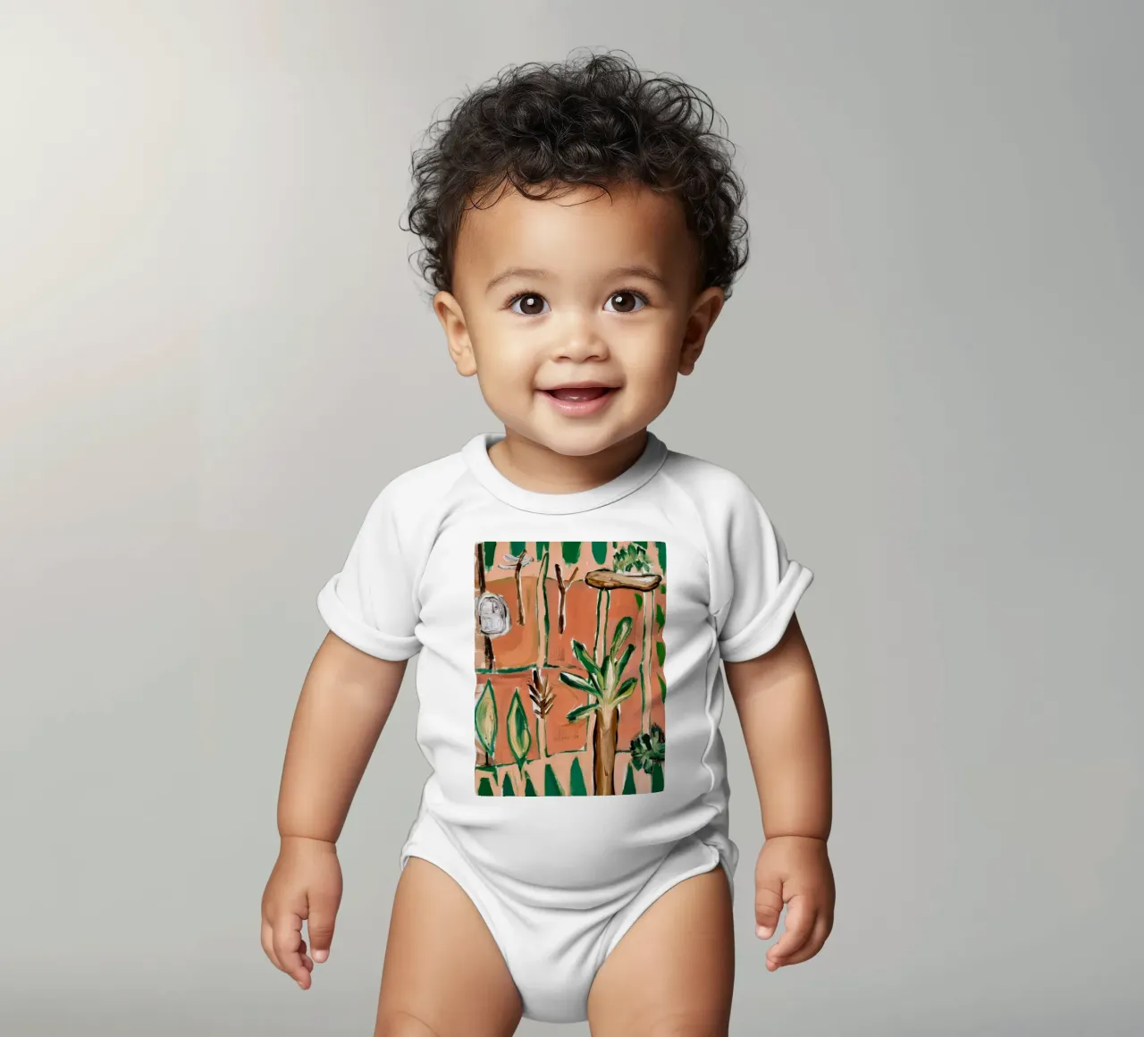 Jungla abstracta body de bebé de Beach Palette
