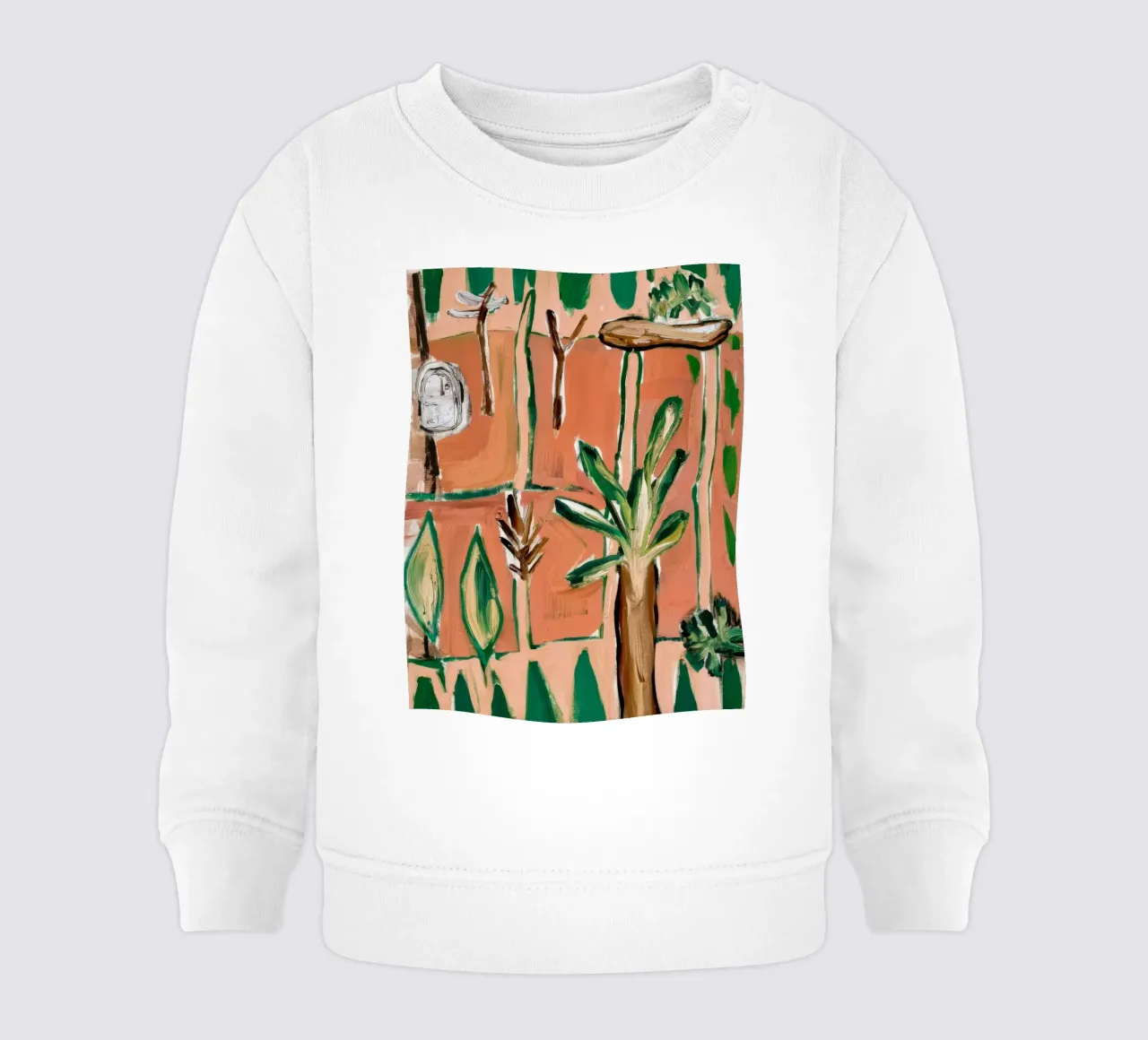 Jungla abstracta sudadera de bebé de Beach Palette