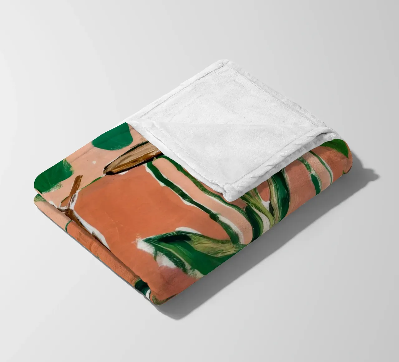 Abstracte jungle fleecedeken van Beach Palette