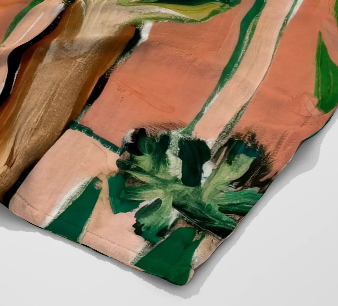 Abstracte jungle fleecedeken van Beach Palette