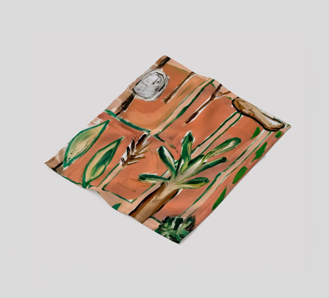 Abstracte jungle fleecedeken van Beach Palette