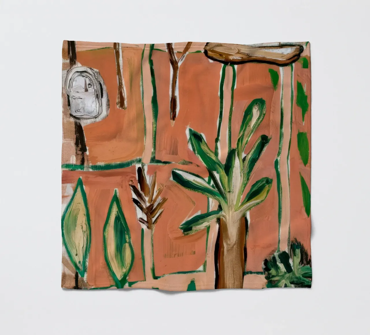 Abstracte jungle fleecedeken van Beach Palette
