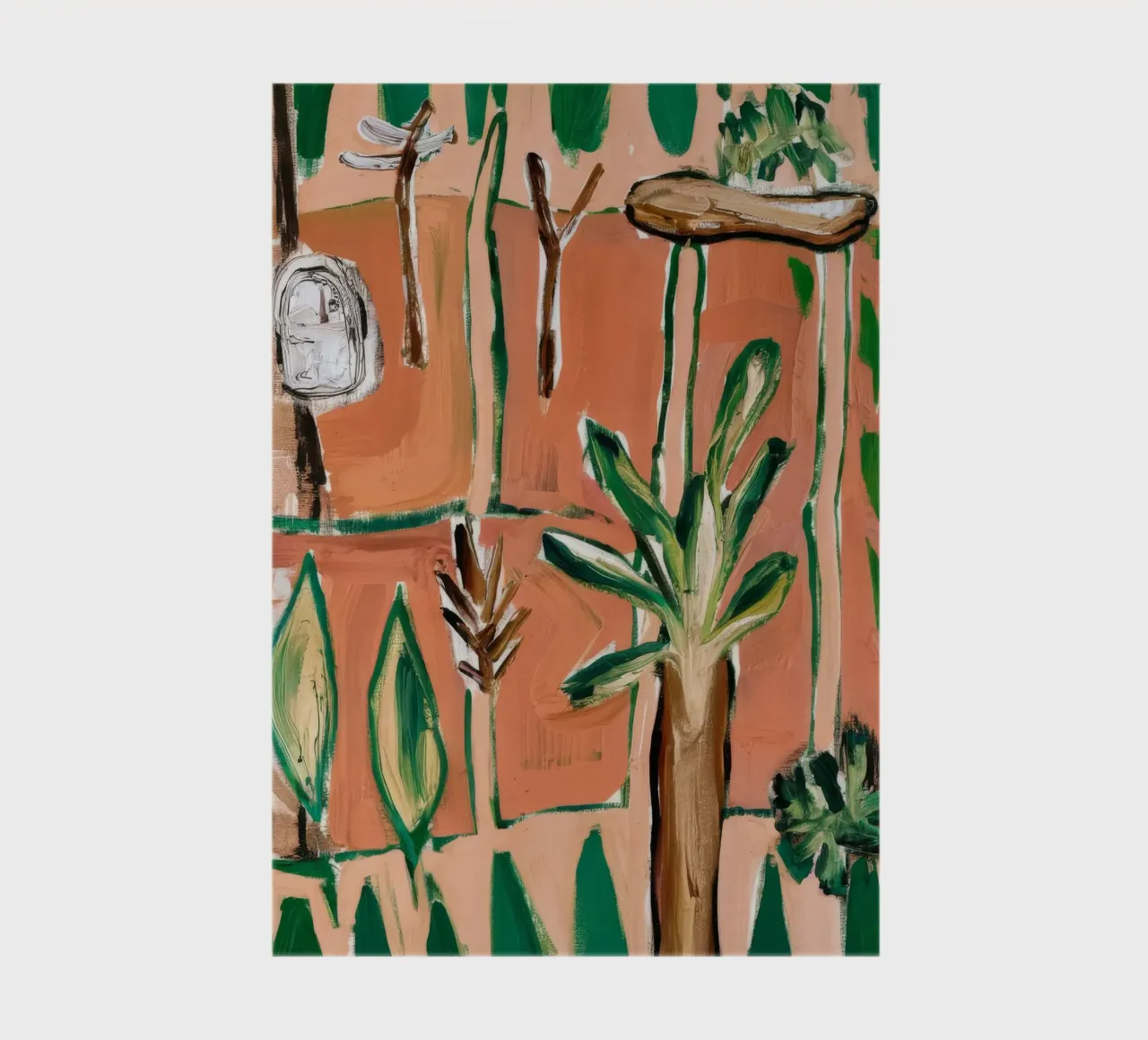 Abstract Jungle notebook by Beach Palette