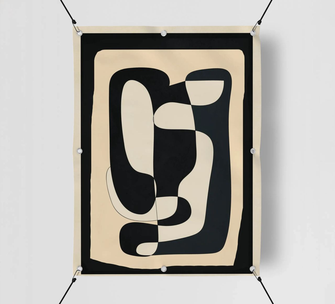 Abstract Geometry telo in pvc da Nadjaa