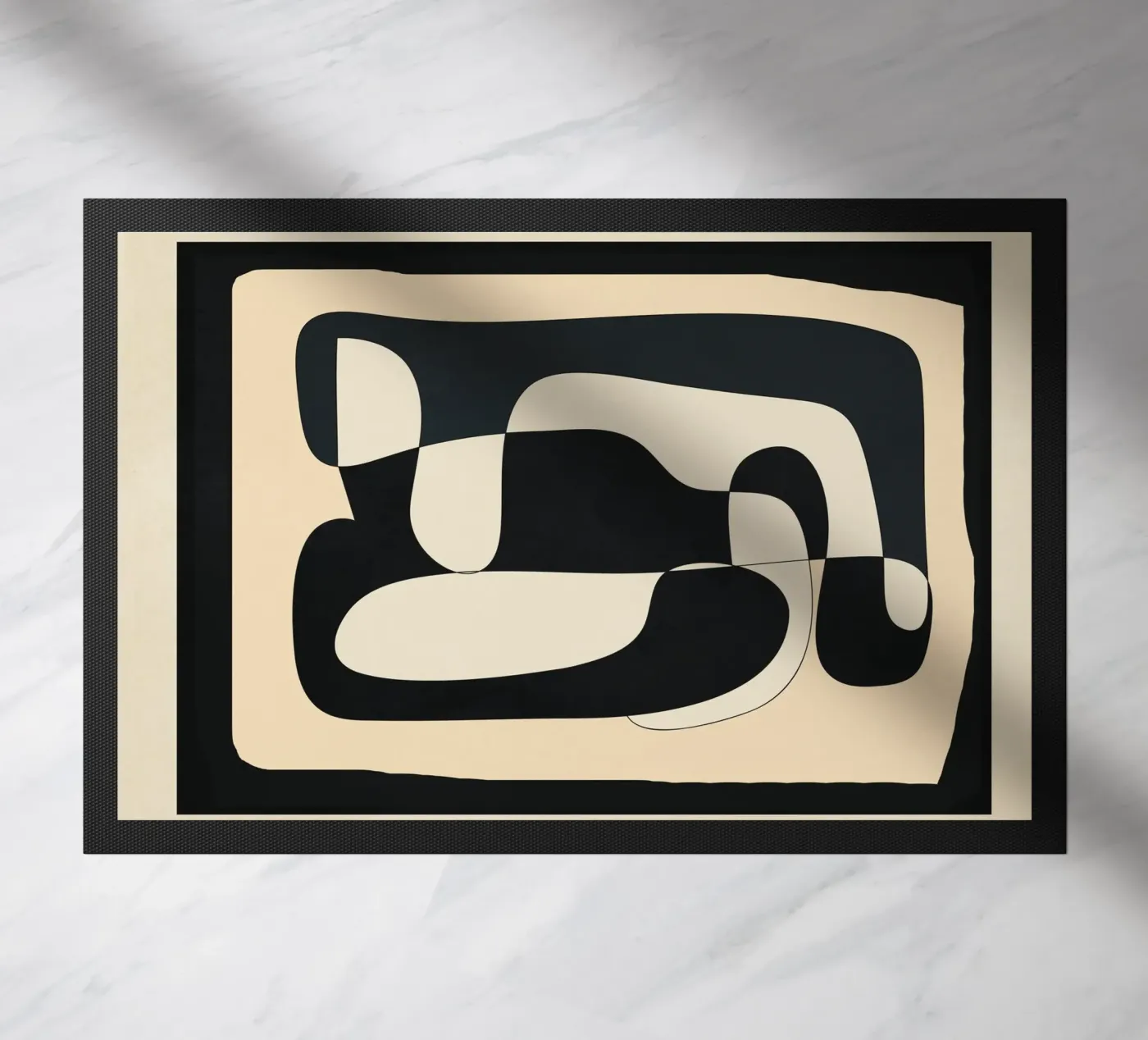 Abstract Geometry deurmat van Nadjaa