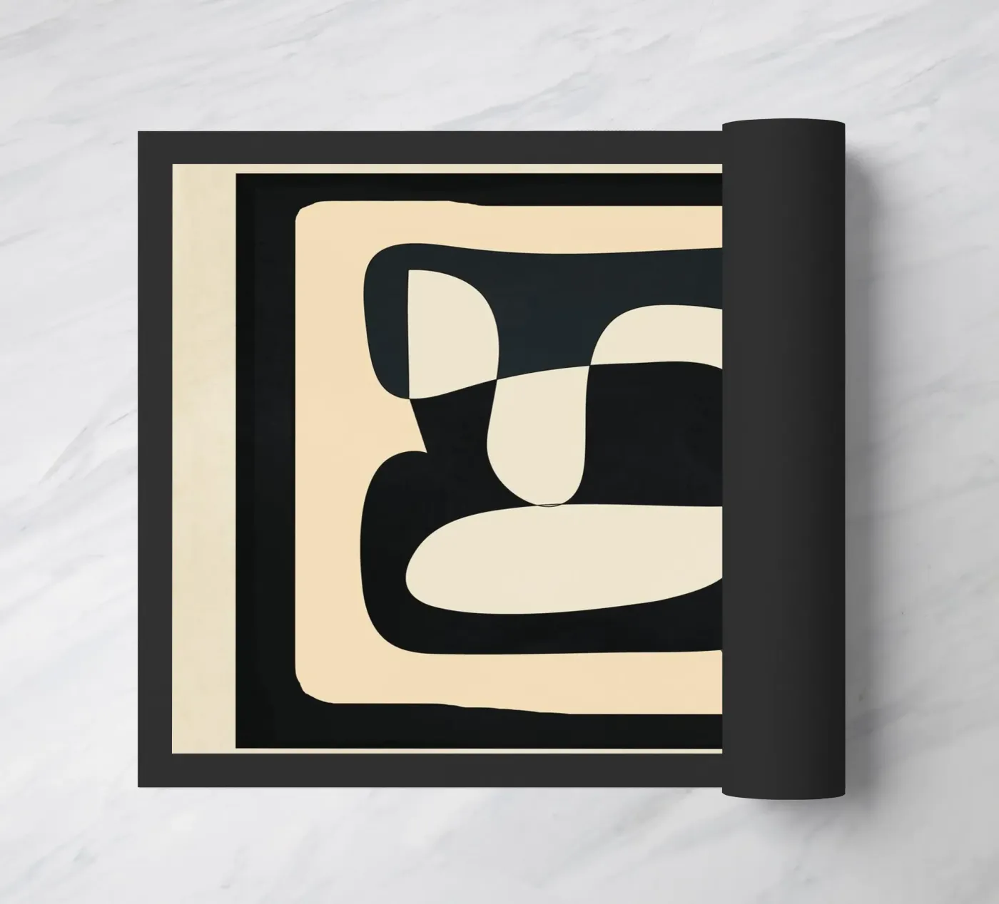 Abstract Geometry deurmat van Nadjaa