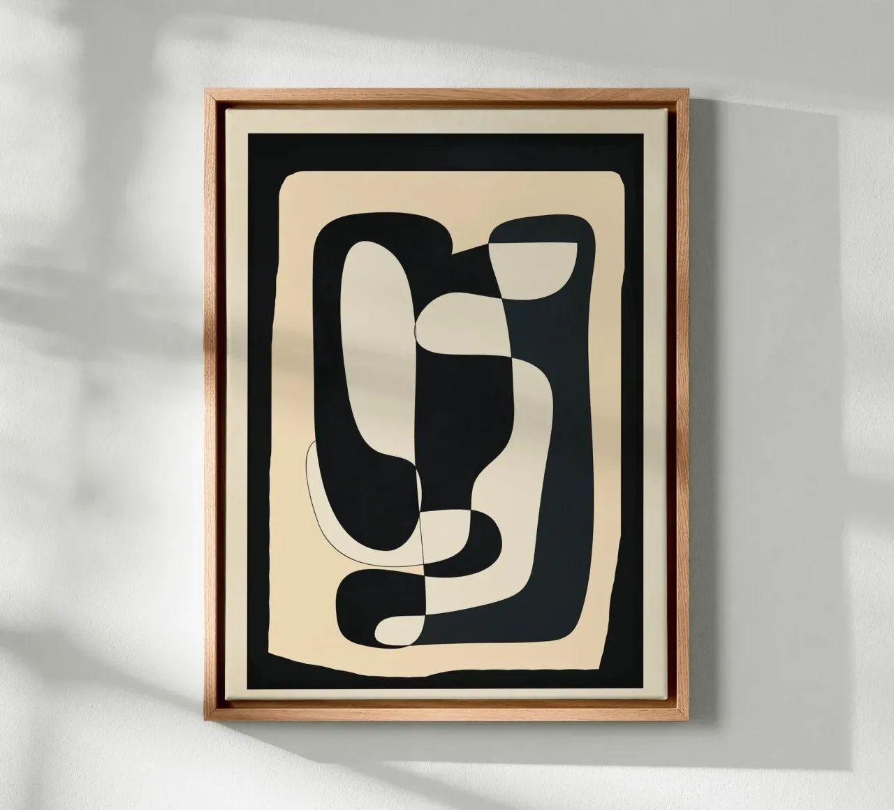 Abstract Geometry tela con Cornice a cassetta da Nadjaa