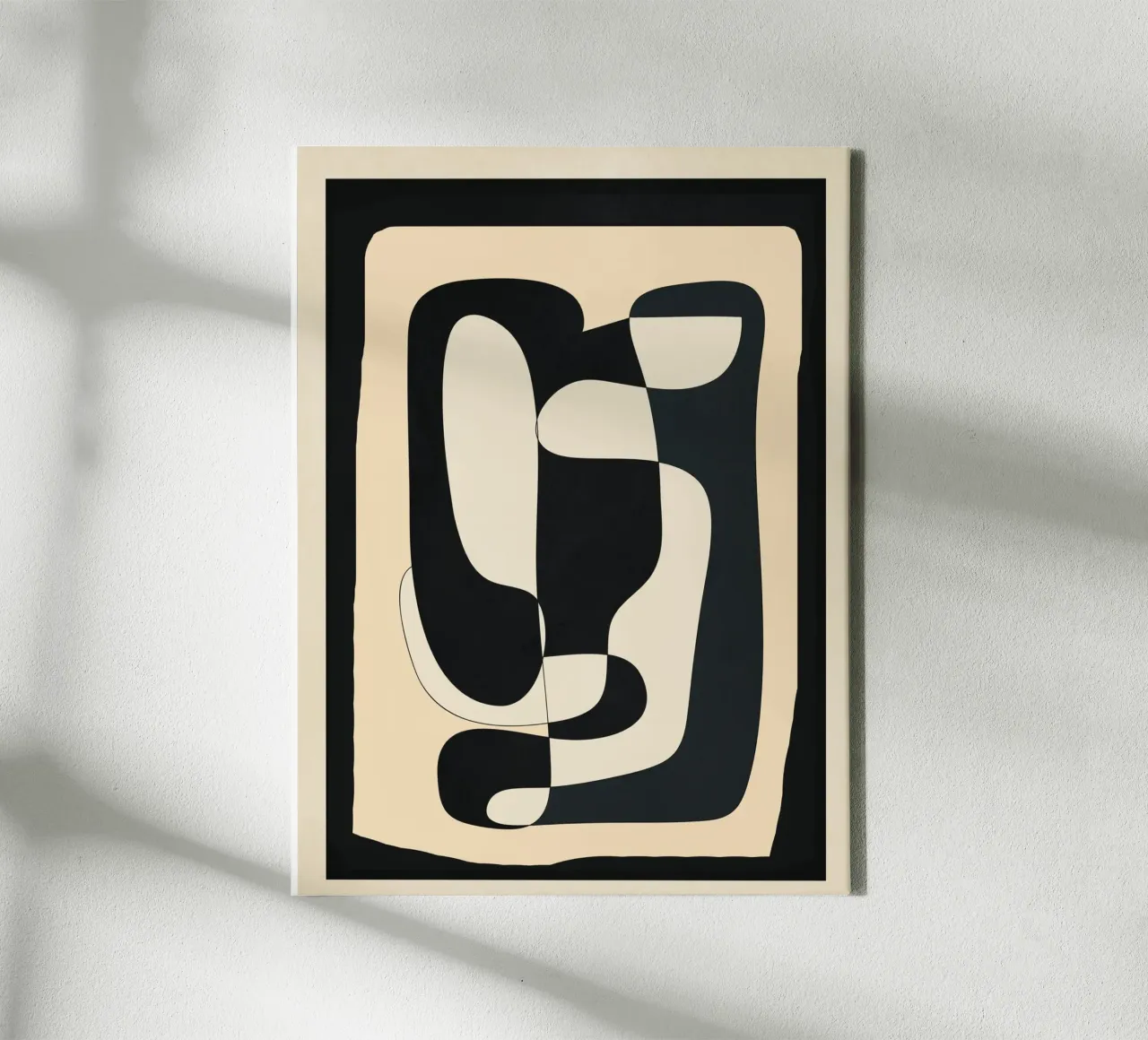 Abstract Geometry tela con Cornice a cassetta da Nadjaa