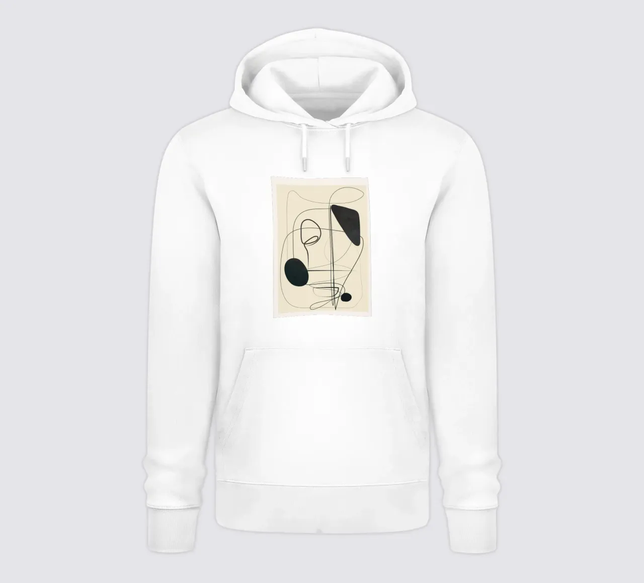 Abstract Line Art VI hoodie by Nadjaa