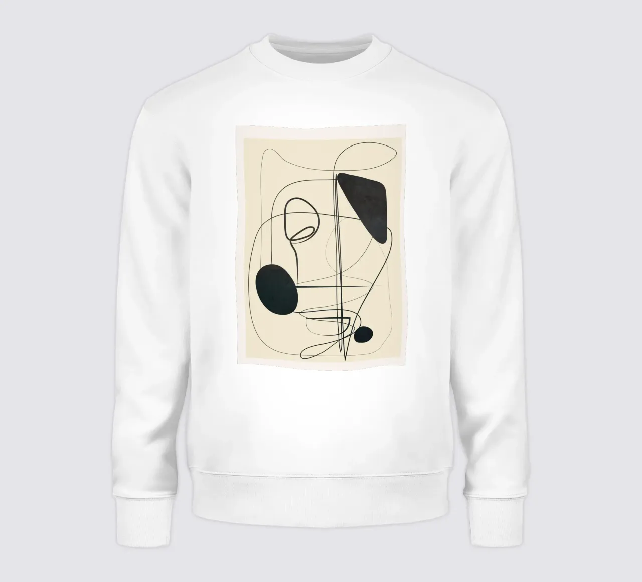 Abstract Line Art VI sweat de Nadjaa