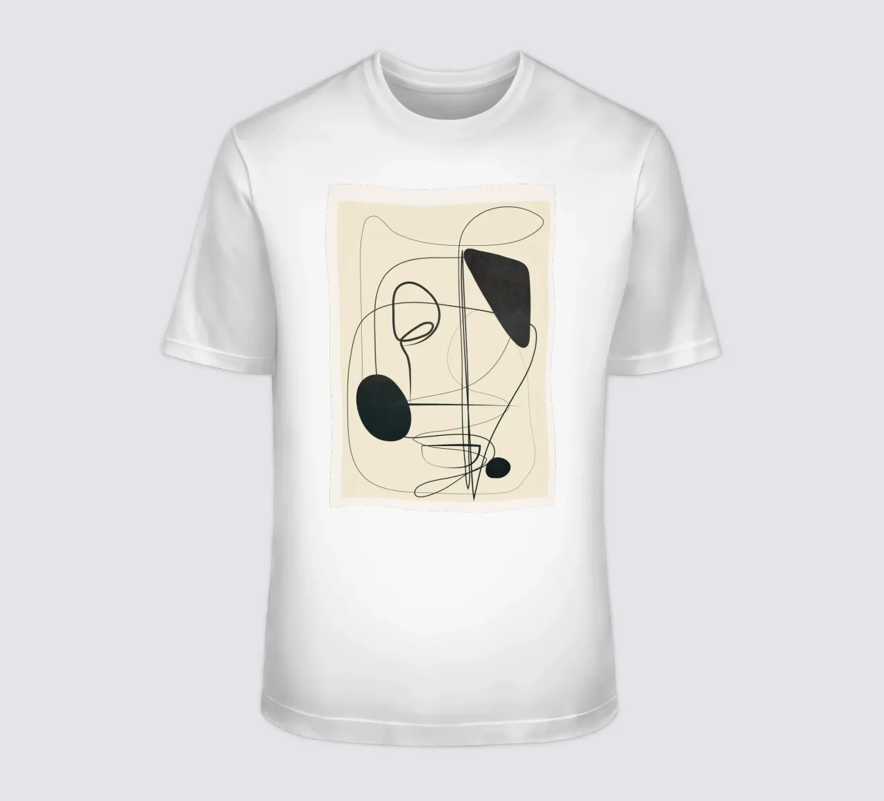 Abstract Line Art VI t-shirt da Nadjaa