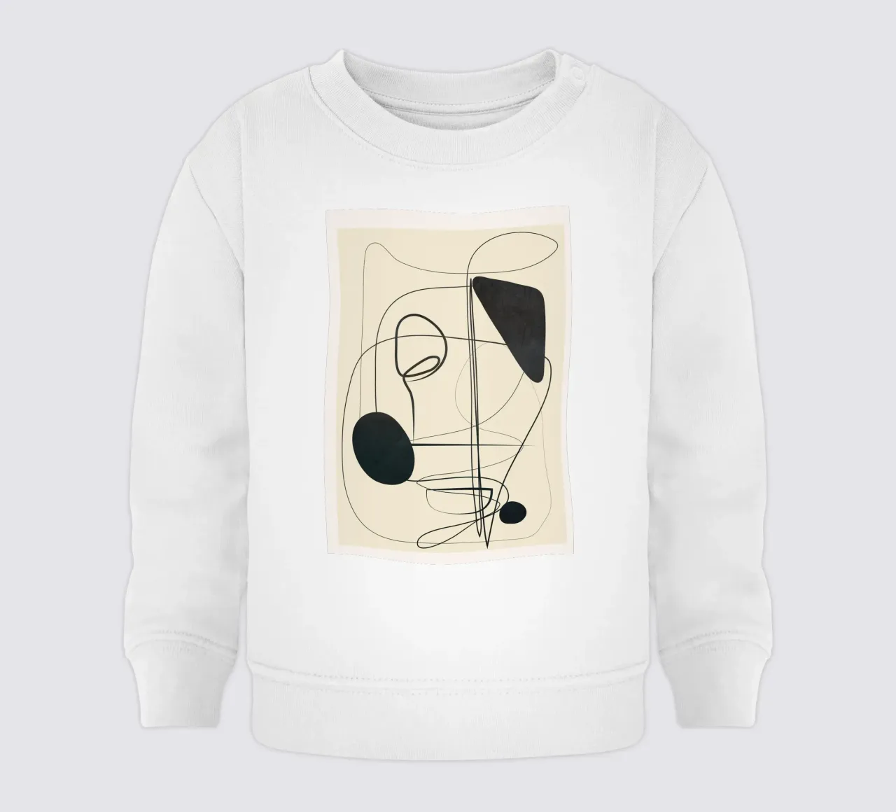 Abstract Line Art VI felpa neonato da Nadjaa