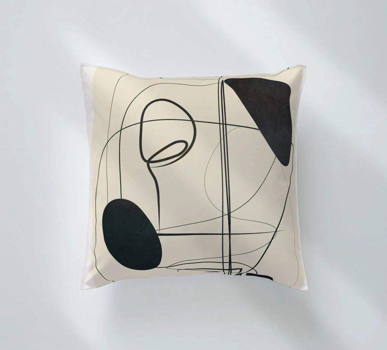 Abstract Line Art VI cuscino da Nadjaa