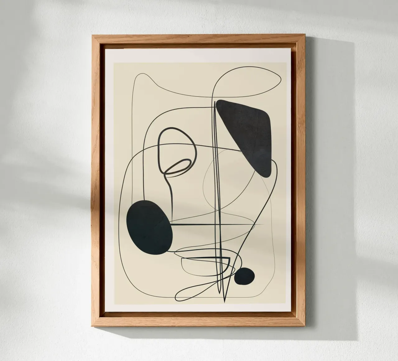 Abstract Line Art VI alluminio dibond da Nadjaa