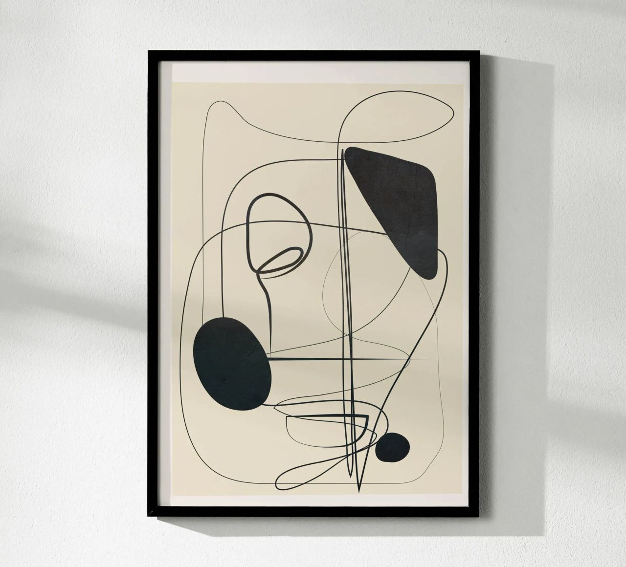 Abstract Line Art VI poster by Nadjaa