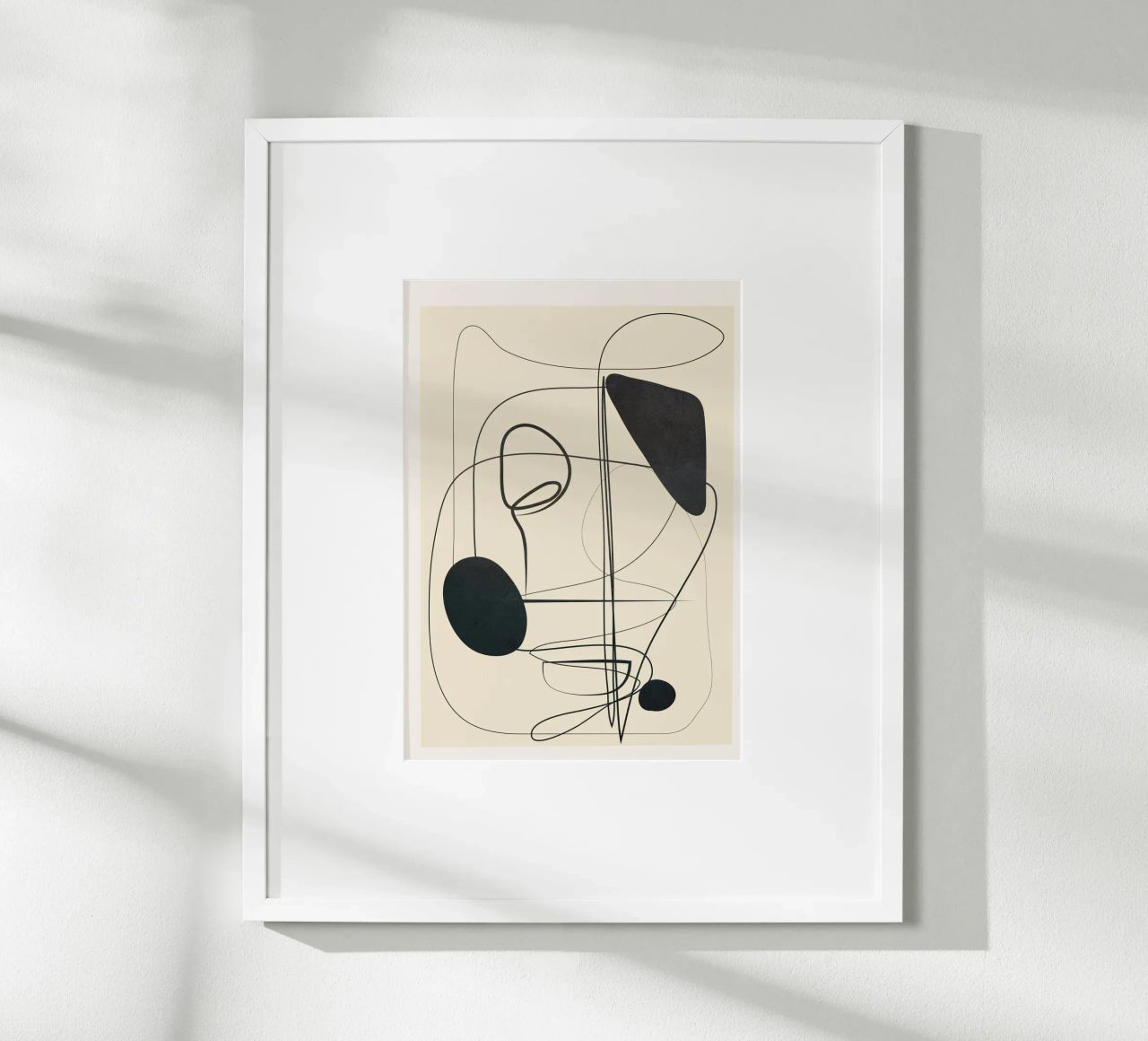 Abstract Line Art VI poster by Nadjaa