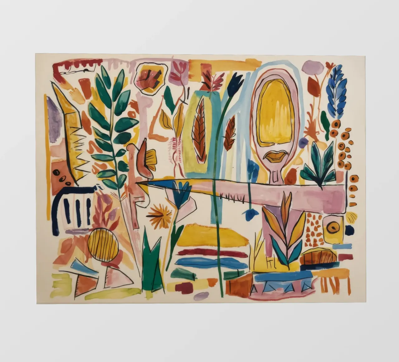 Collage esotico telo in pvc da Beach Palette