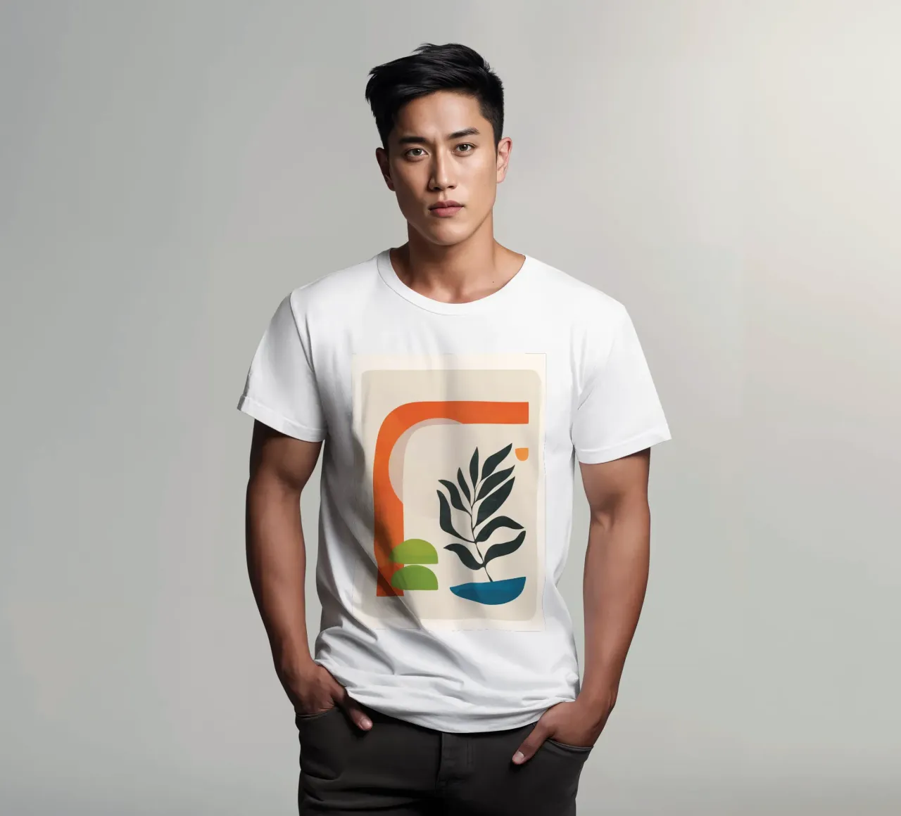 Abstract Minimal Shapes 05 t-shirt da Nadjaa