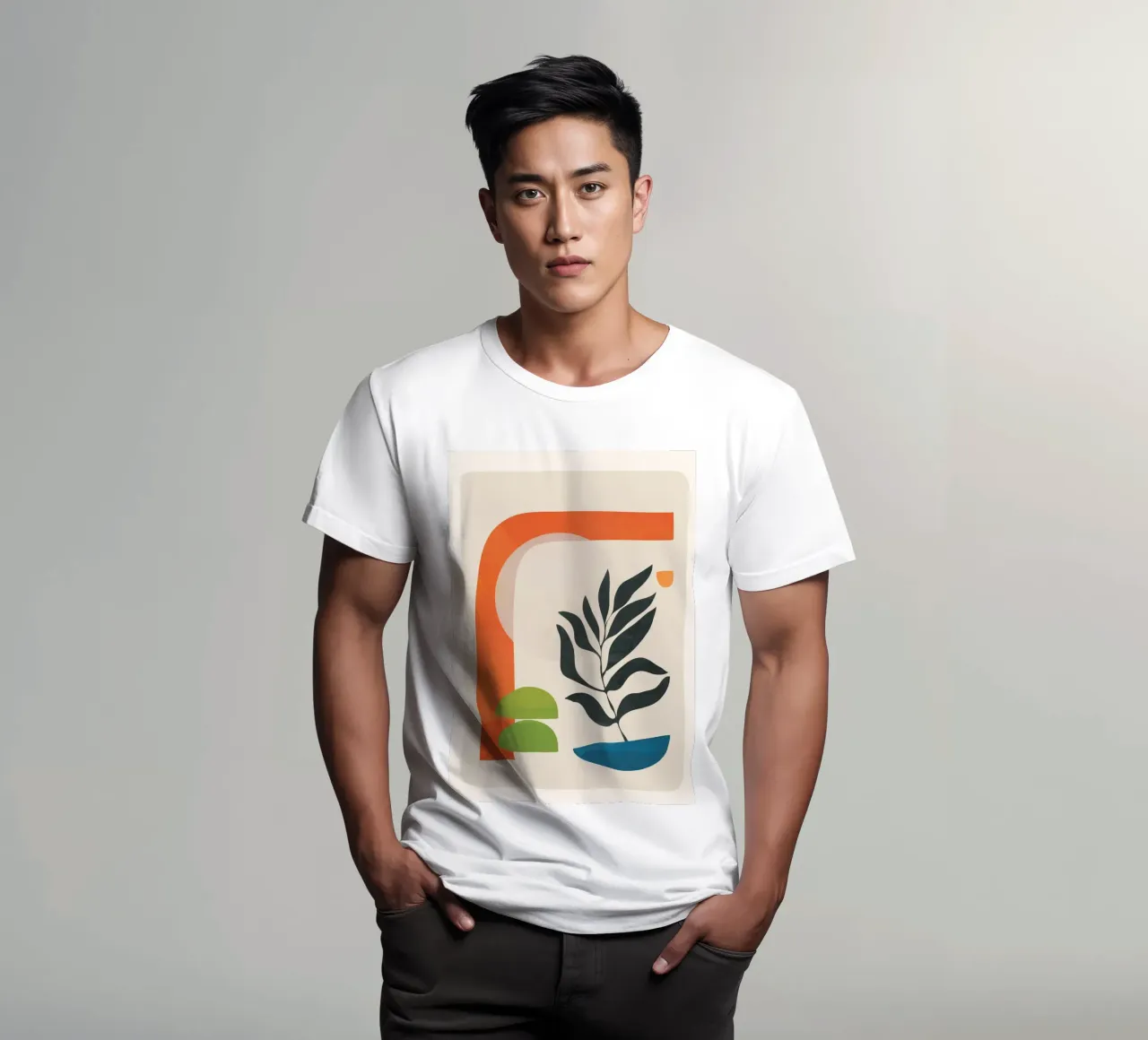 Abstract Minimal Shapes 05 t-shirt de Nadjaa