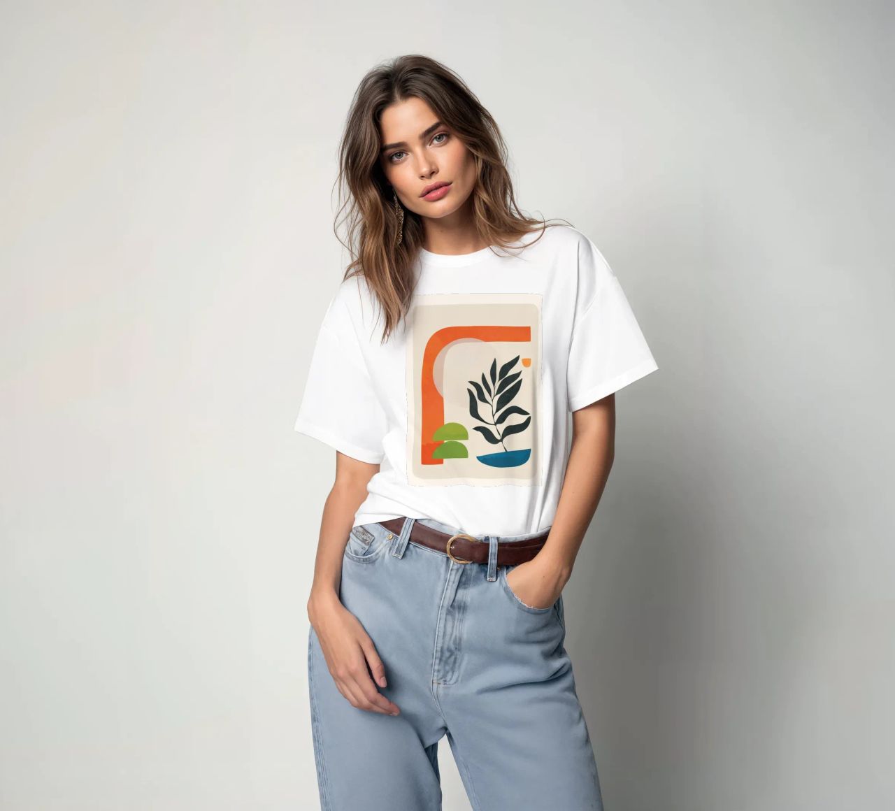 Abstract Minimal Shapes 05 t-shirt da Nadjaa