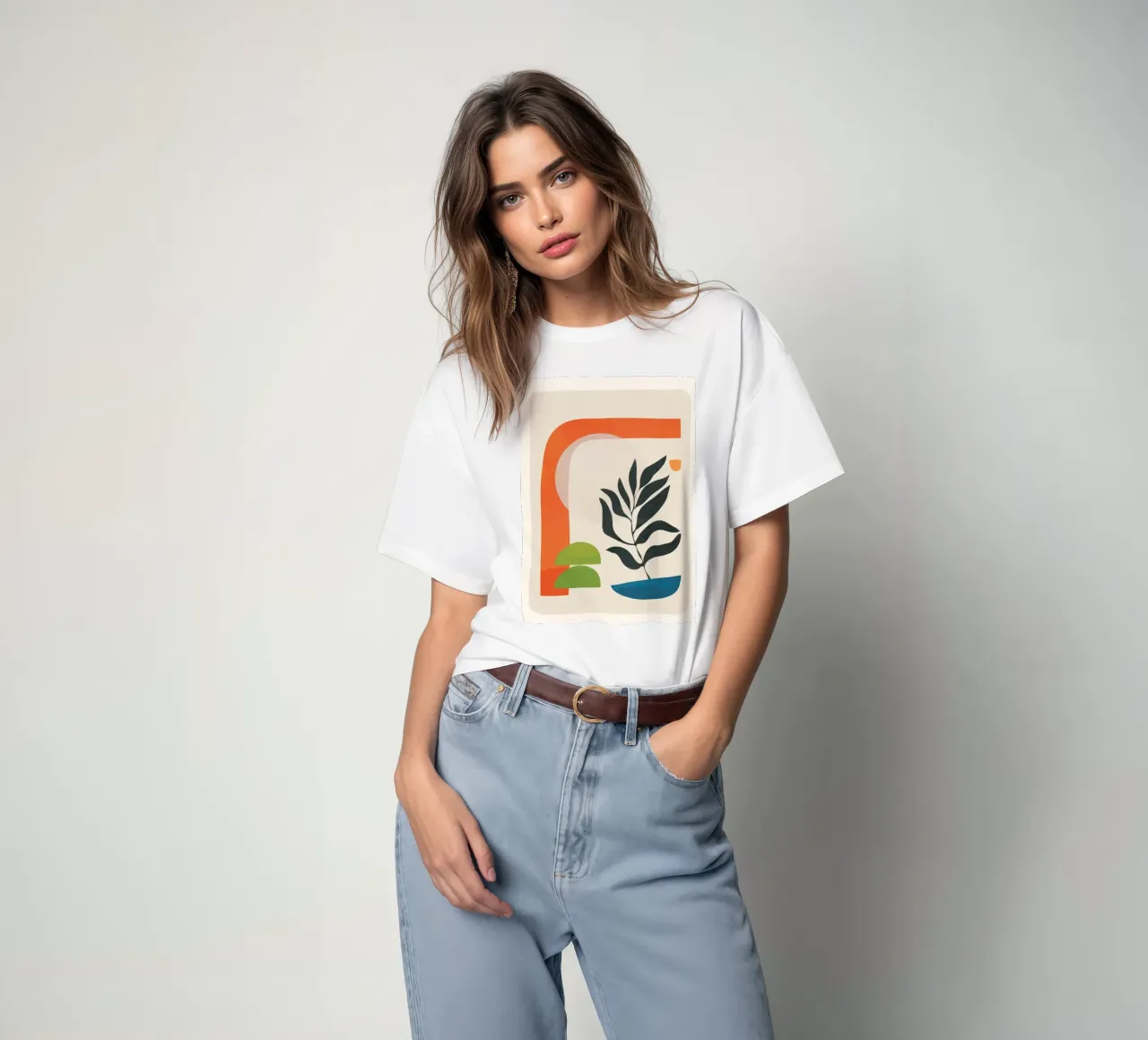 Abstract Minimal Shapes 05 t-shirt da Nadjaa
